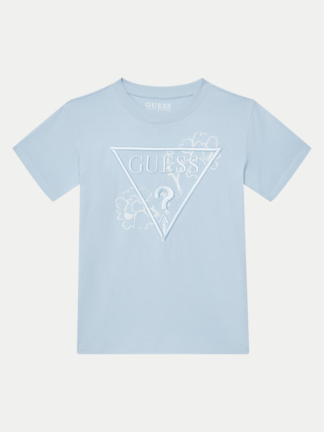 Guess Guess Camiseta L5GI09 K8HM4 Celeste Regular Fit