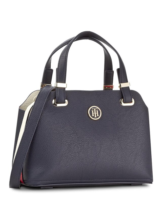 Tommy Hilfiger Сумка Tommy Hilfiger Th Core Med Satchel AW0AW05028 Cиній