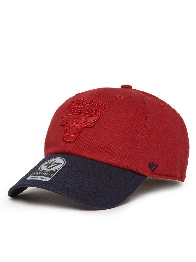 47 Brand Cappellino 47 Brand NBA Chicago Bulls '47 x Tommy Hilfiger Courtside '47 Clean Up THCCU173GWL Rosso