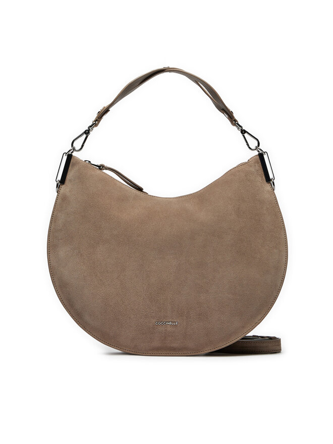 Coccinelle Τσάντα Coccinelle QKG Coccinellesunup Suede E1 QKG 13 01 01 Μπεζ