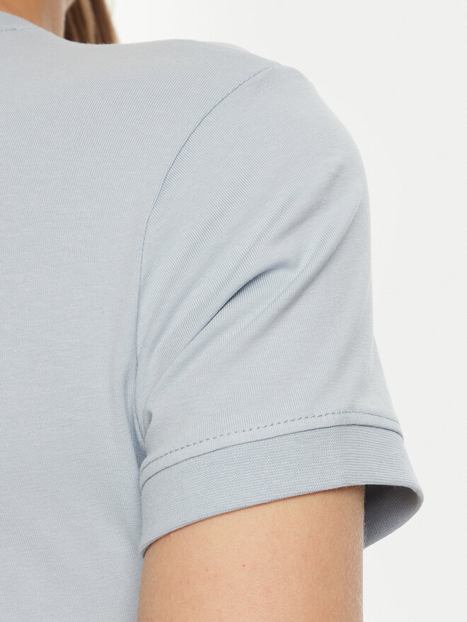 Guess Guess Marškinėliai SS CN MINI TRIANGLE Mėlyna Shirt Fit