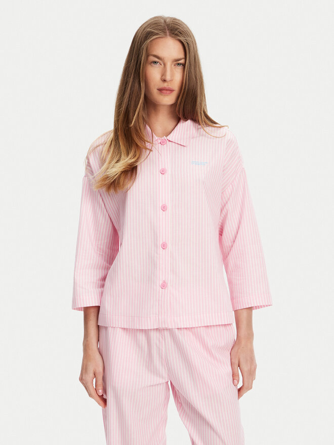 United Colors Of Benetton United Colors Of Benetton Μπλούζα πιτζάμας 4QFZ3M00A Ροζ Regular Fit