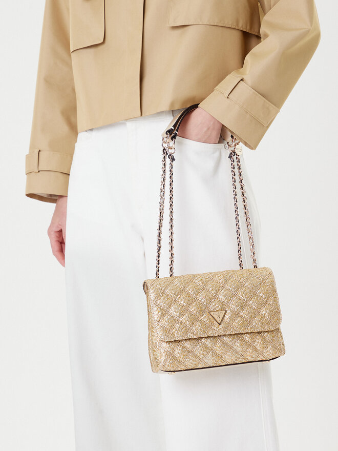 Guess Handtasche Guess Giully II HWQW96 73200 Goldfarben