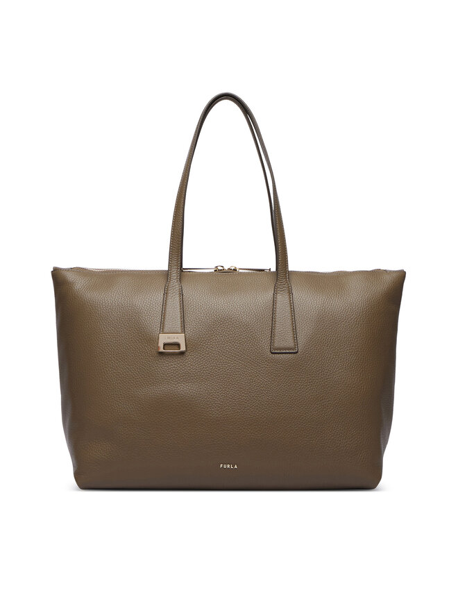 Furla Handtasche Furla Olivia L WB01940 HSF000 4903S Dunkelbeige