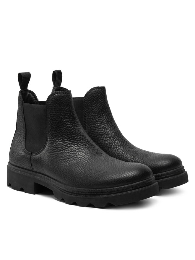 ECCO Členková obuv s elastickým prvkom ECCO Grainer M 21475401001 Čierna