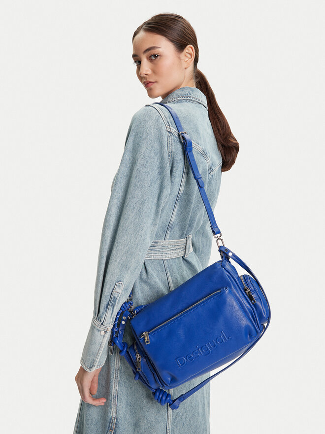 バッグ ILLBROSxNewJackBoogie Record bag BLUE Сумка Desigual 25SAXPBC Голубий | evzuttya.com.ua