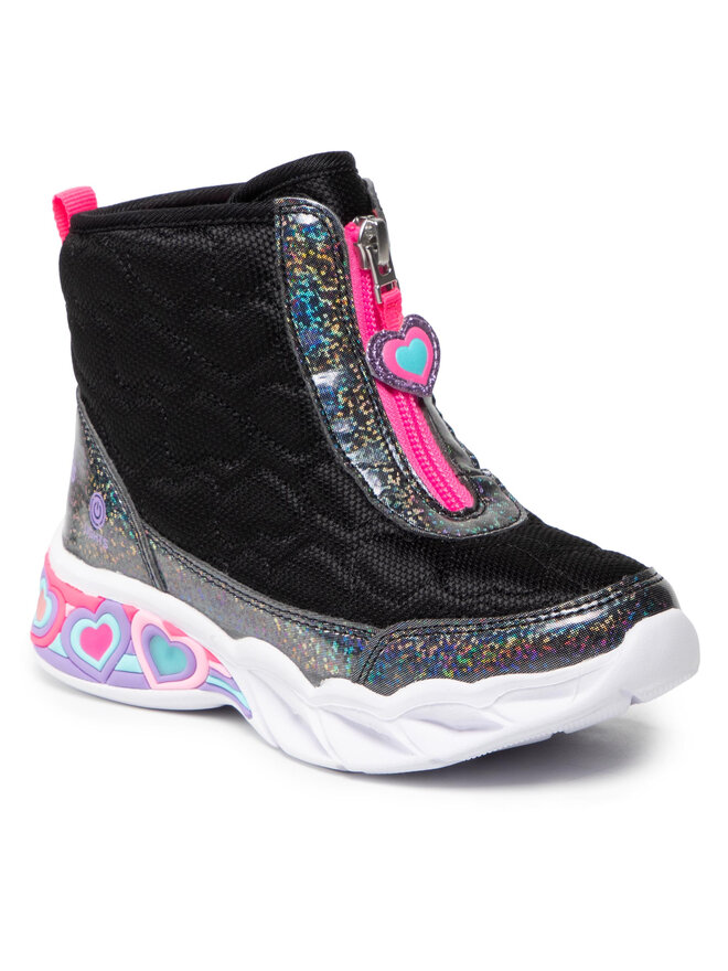 Skechers Μπότες Χιονιού Skechers Heart Hugger 302666L/BKMT Μαύρο