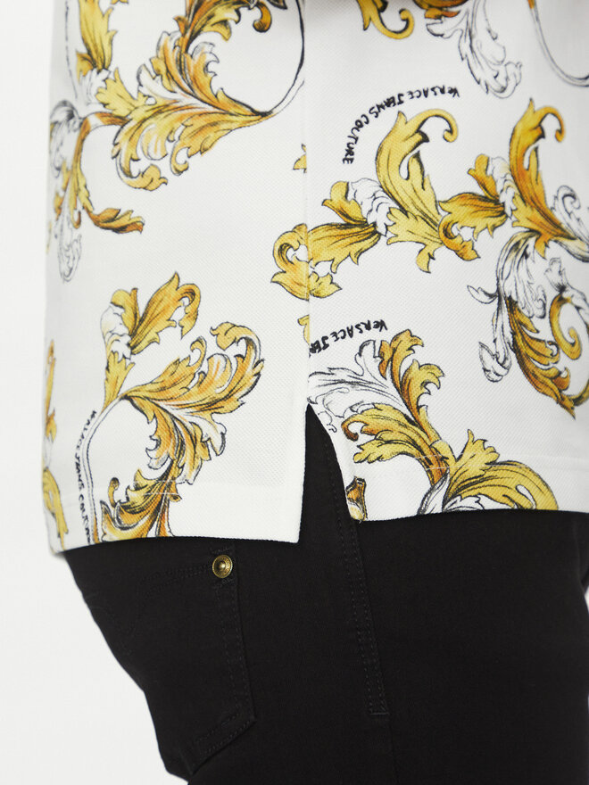 Versace Jeans Couture Versace Jeans Couture Poloshirt 78GAG6S0 Weiß Regular Fit