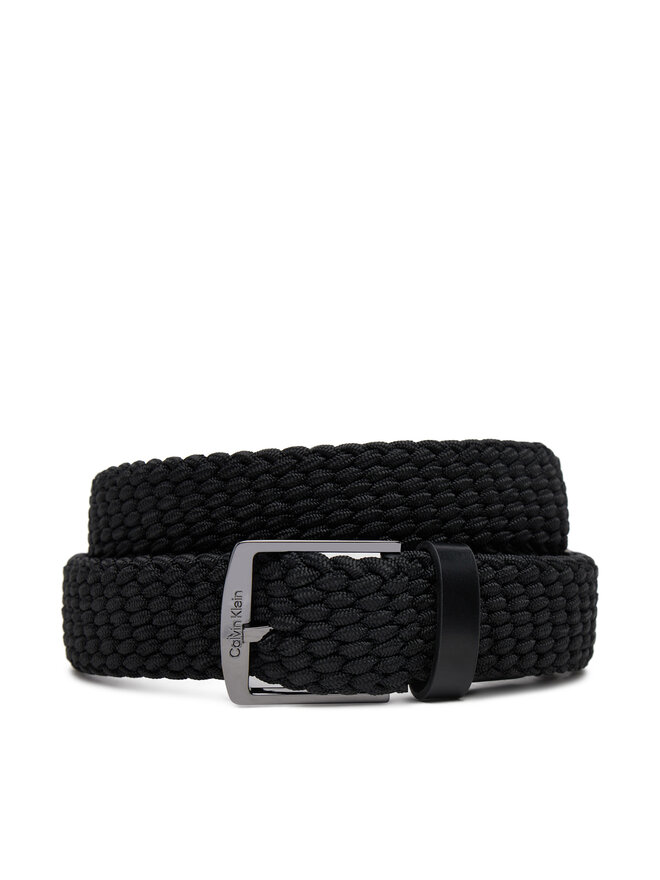 Calvin Klein Vyriškas Diržas Calvin Klein Ck Casual Elastic Braided 35Mm K50K512839 Juoda