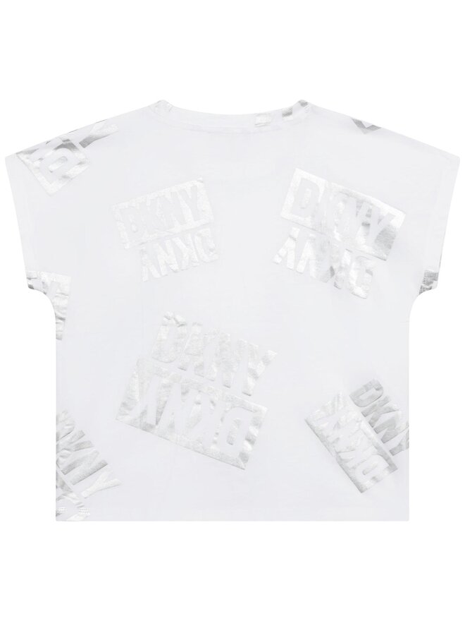 DKNY DKNY Camiseta D35S77 D Blanco Regular Fit
