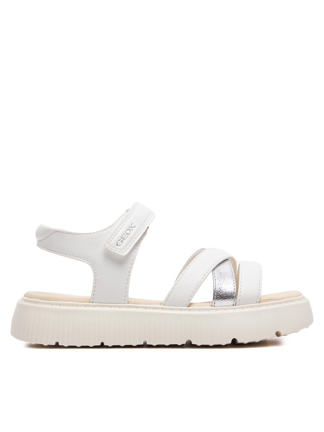 Geox Σανδάλια Geox J Sandal Kodette Gir J45DBI 0BCBN C0007 S Λευκό