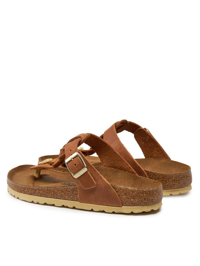 Zehentrenner Birkenstock Gizeh Braided 1021336 Braun eschuhe