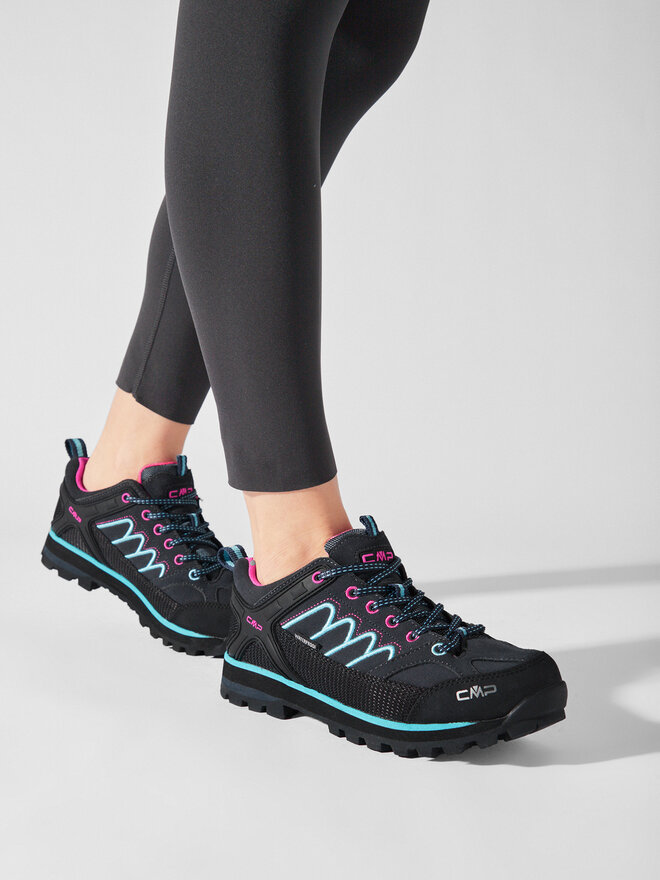 CMP Bakancs CMP Moon Low Wmn Trekking Shoe Wp 31Q4786 Fekete
