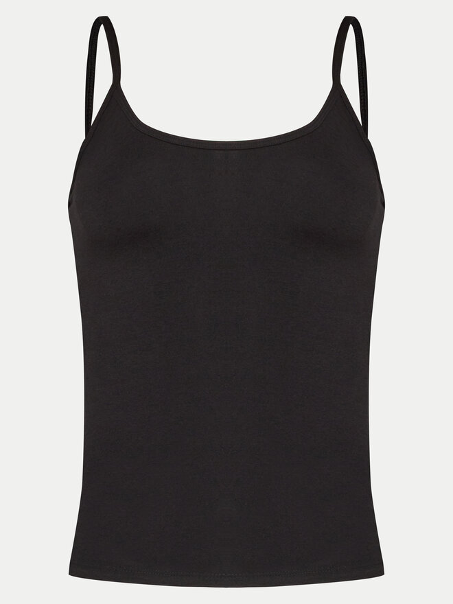 Gina Tricot Gina Tricot Τοπ 22470 Μαύρο Slim Fit