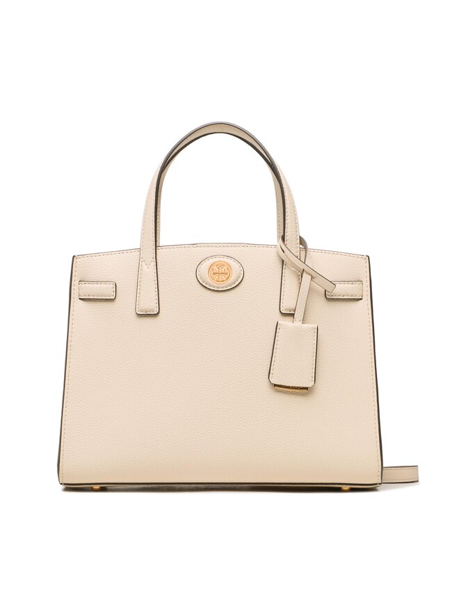 Handtasche Tory Burch Small Robinson Satchel 143194 Beige eschuhe