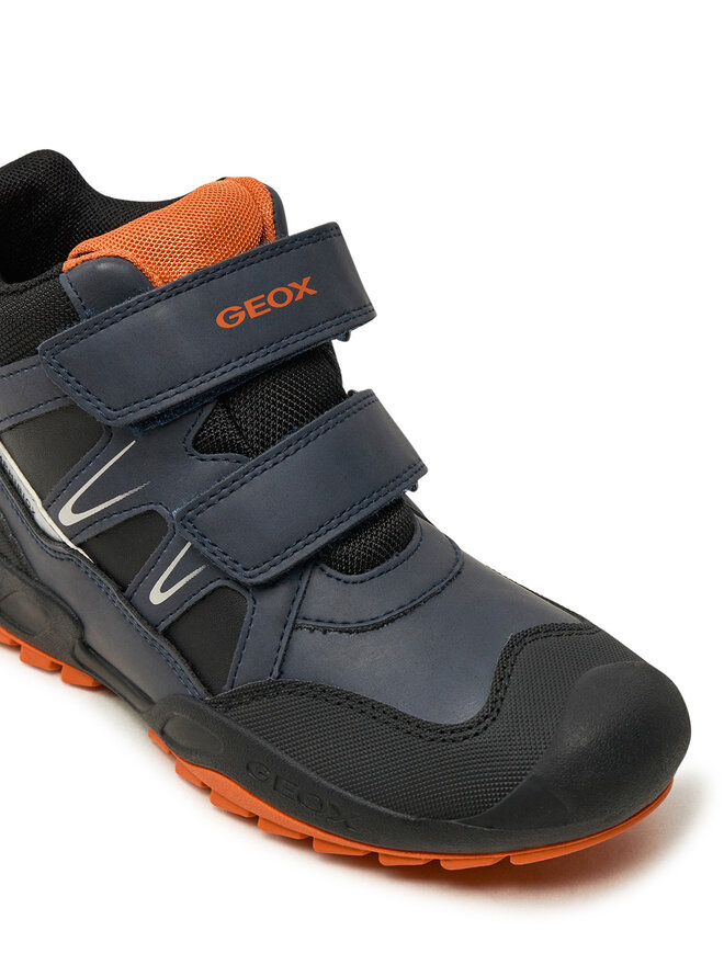 Geox Schnürschuhe Geox Jr New Savage B Abx J261WA 0MEFU C0659 D Dunkelblau