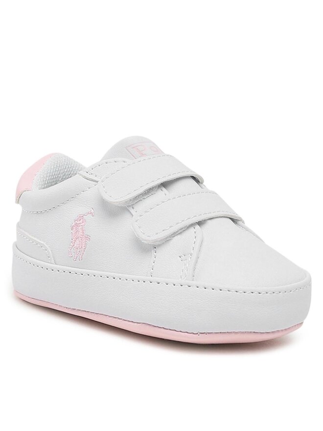 Polo Ralph Lauren Sneakersy Polo Ralph Lauren Heritage Court Ii Ez Layette RL100733 Biela