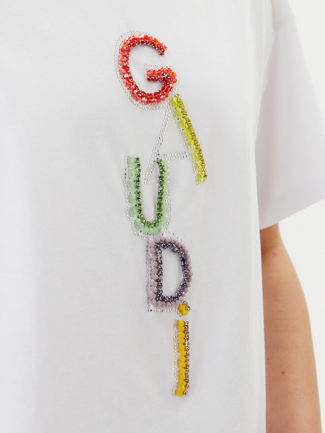 Gaudi Gaudi T-Shirt 511BD64027 Weiß Regular Fit