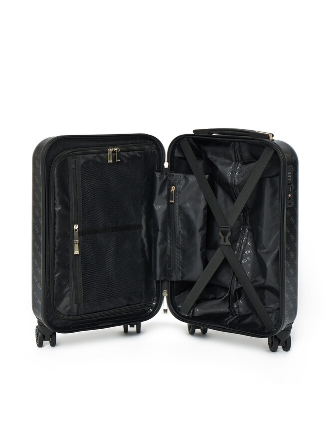 Guess Walizka kabinowa Guess Jesco Travel TWH838 99830 Czarny
