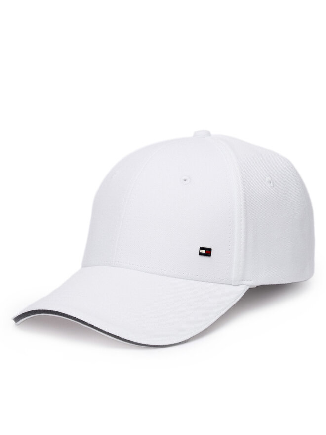 Tommy Hilfiger Gorra con visera Tommy Hilfiger Corp Flannel AM0AM13164 Blanco