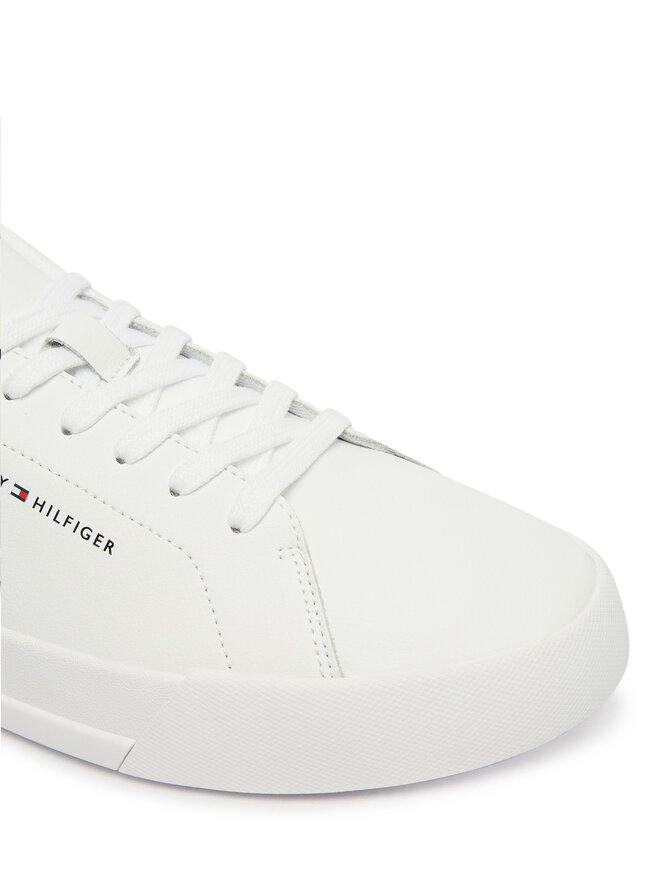 Tommy Hilfiger Αθλητικά Tommy Hilfiger Th Court Lth Detail Ess FM0FM05367 Λευκό