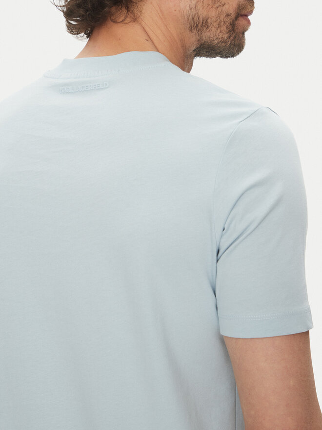 KARL LAGERFELD KARL LAGERFELD T-Shirt 755710 552224 Himmelblau Regular Fit