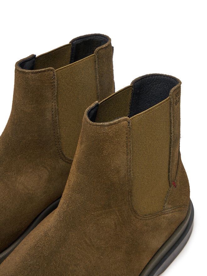 HUGO Klassische Stiefeletten Hugo Chaol Cheb 50522967 Grün