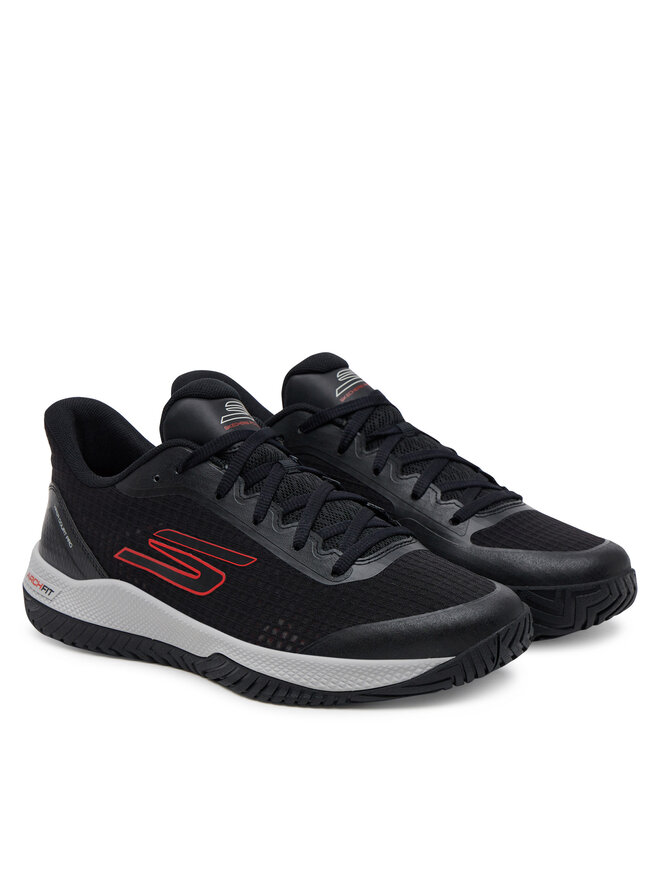 Skechers Buty do tenisa Skechers Viper Court Pro 246069/BKRD Czarny