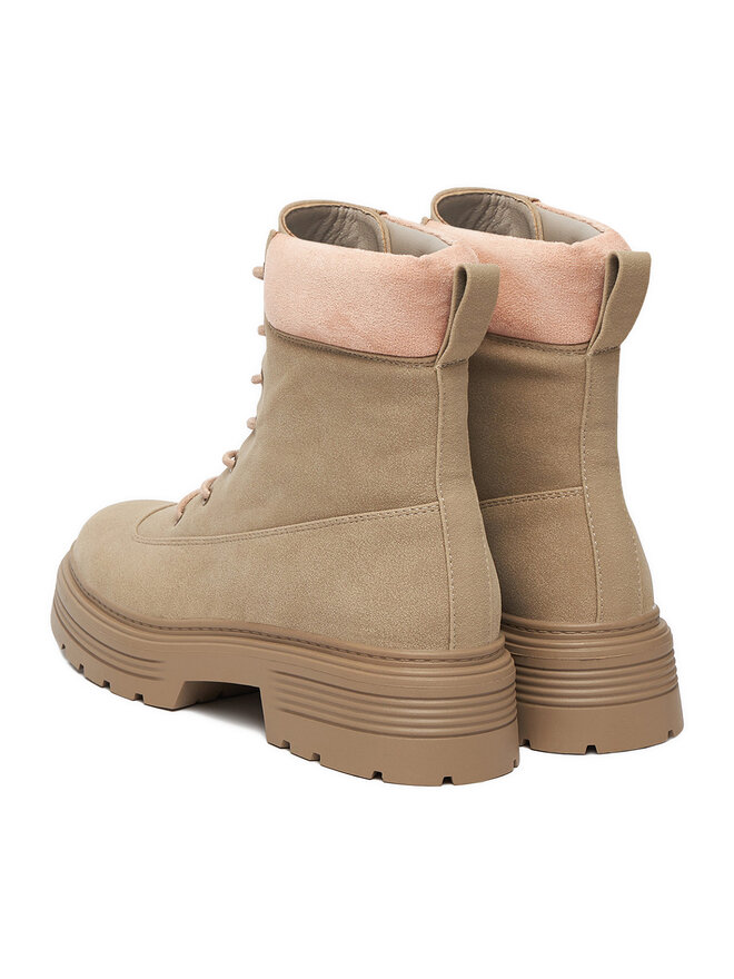 DeeZee Botines planos DeeZee 25519-1 Beis