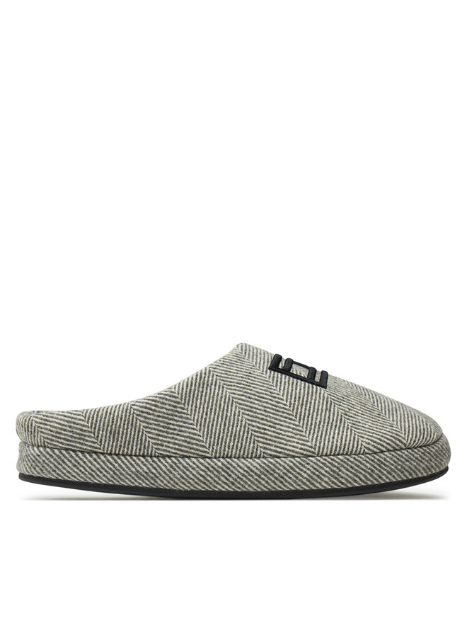 Tommy Hilfiger Hausschuhe Tommy Hilfiger Flag Herringbone House Shoe FM0FM05304 Grau