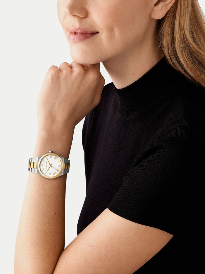 Годинник Michael Kors Lennox MK7464 Золотий | evzuttya.com.ua