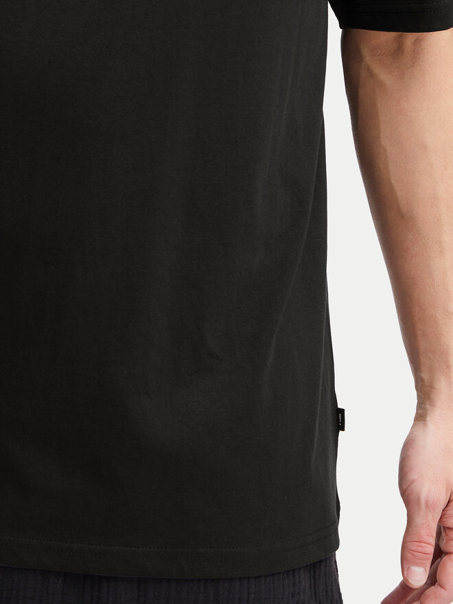 Solid Solid T-Shirt 21108243 Μαύρο Relaxed Fit
