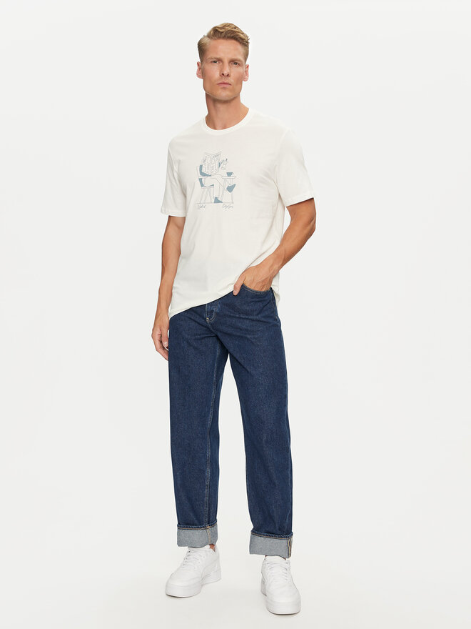 Only & Sons Only & Sons Camiseta Augie 22030575 Blanco Regular Fit