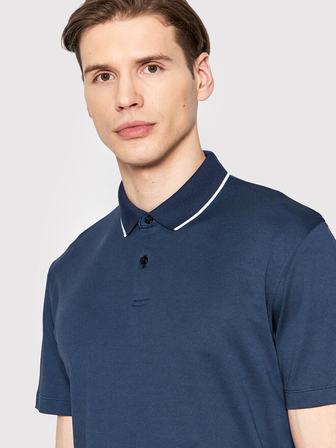 Selected Homme Selected Homme Pólóing Leroy 16082844 Sötétkék Regular Fit