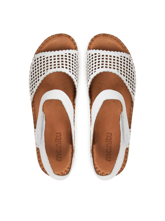 Manitu Sandalen Manitu 910212 Weiß