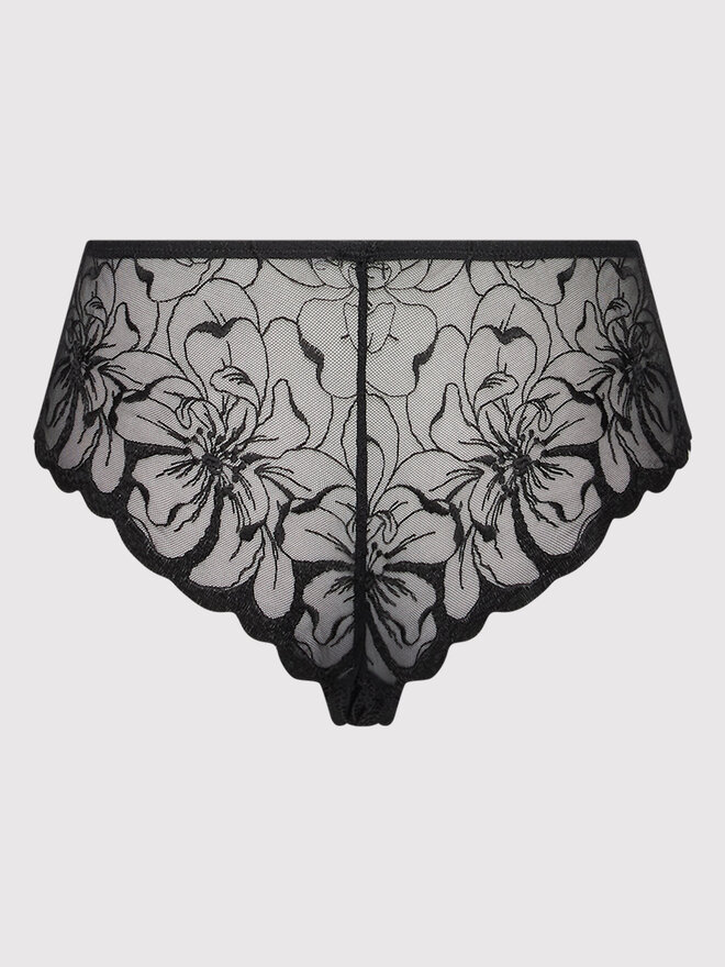 Chantelle Chantelle Braziljske spodnje hlačke Fleurs C12M40 Črna