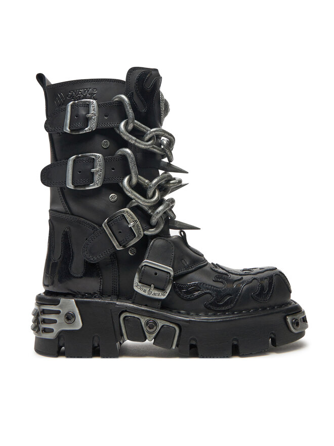 NEW ROCK Glany NEW ROCK M-727-S5 Czarny