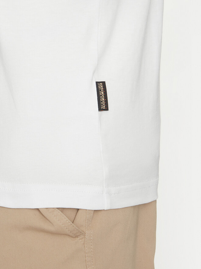 Napapijri Napapijri Camiseta Kasba NP0A4HQQ Blanco Regular Fit