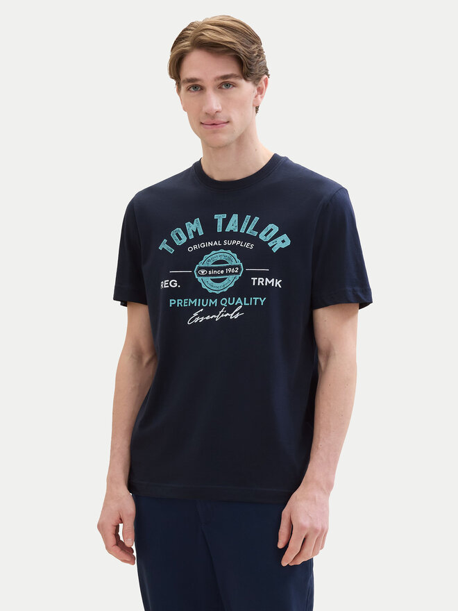 Tom Tailor Tom Tailor Camiseta 1037735 Azul marino Regular Fit