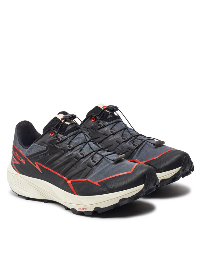 Salomon Buty do biegania Salomon Thundercross Gore-Tex L47684500 Szary