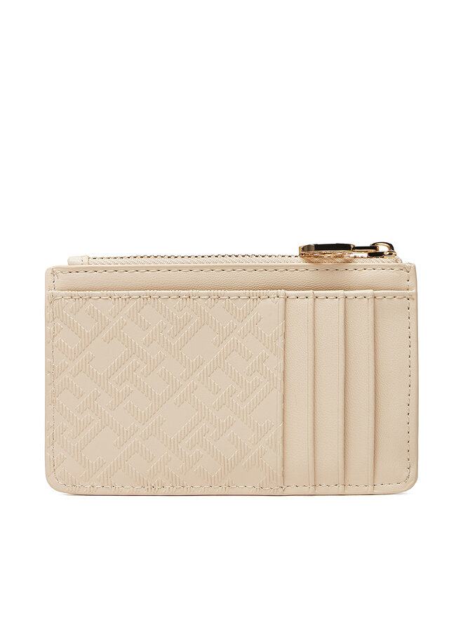 Tommy Hilfiger Kredītkaršu turētājs Tommy Hilfiger Th Distinct Long Cc Holder Mono AW0AW17401 Écru