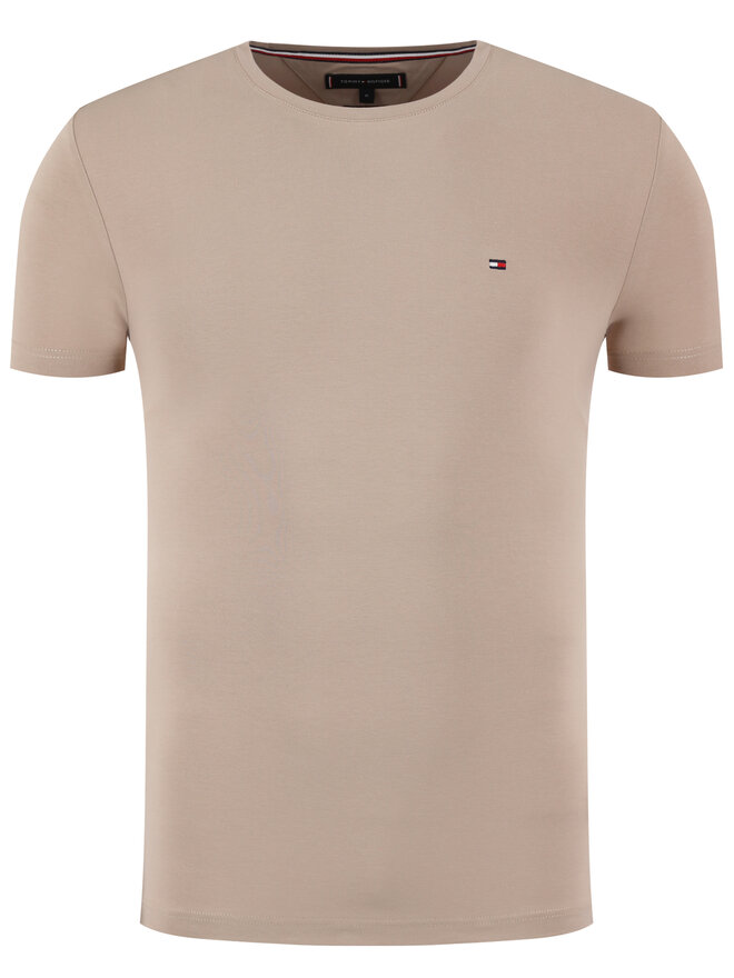Tommy Hilfiger Tommy Hilfiger T-Shirt Strech MW0MW10800 Braun Slim Fit