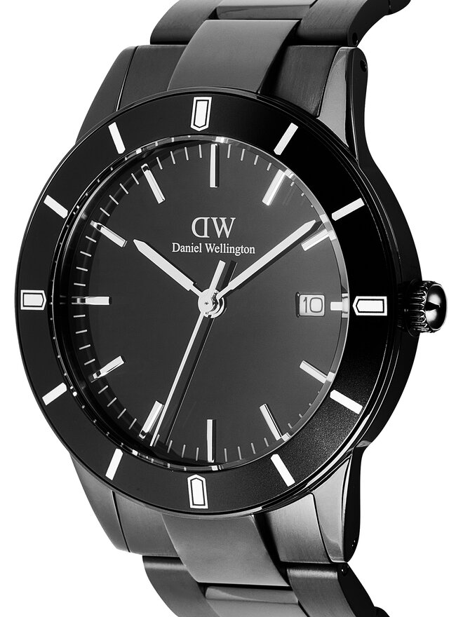 Daniel Wellington Pulkstenis Daniel Wellington Iconic Paradigma 40 DW00100821 Melns