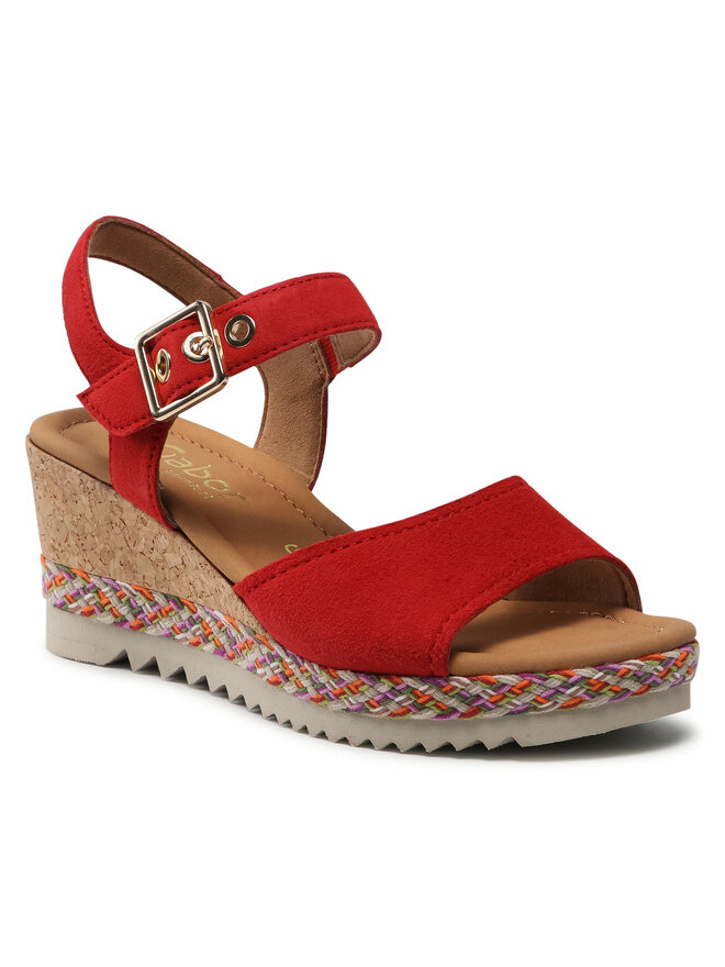 Sandale gabor rouge new arrivals