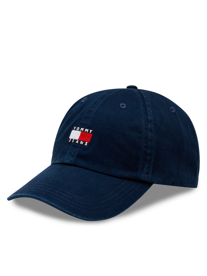 Tommy Jeans Kšiltovka Tommy Jeans Heritage AM0AM12020 Tmavomodrá