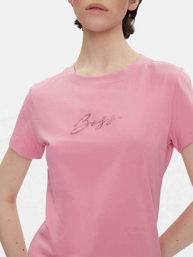 BOSS BOSS Футболка C_Esogo_2 50538826 Рожевий Regular Fit