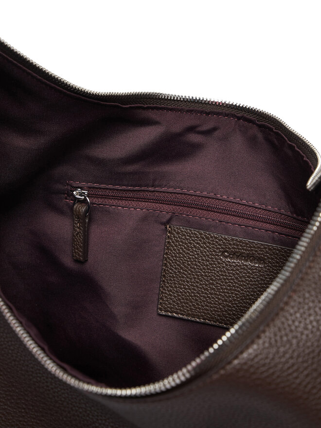 Calvin Klein Handtasche Calvin Klein Webbing Strap Md Shoulder Bag LV04F3891G Dunkelbraun