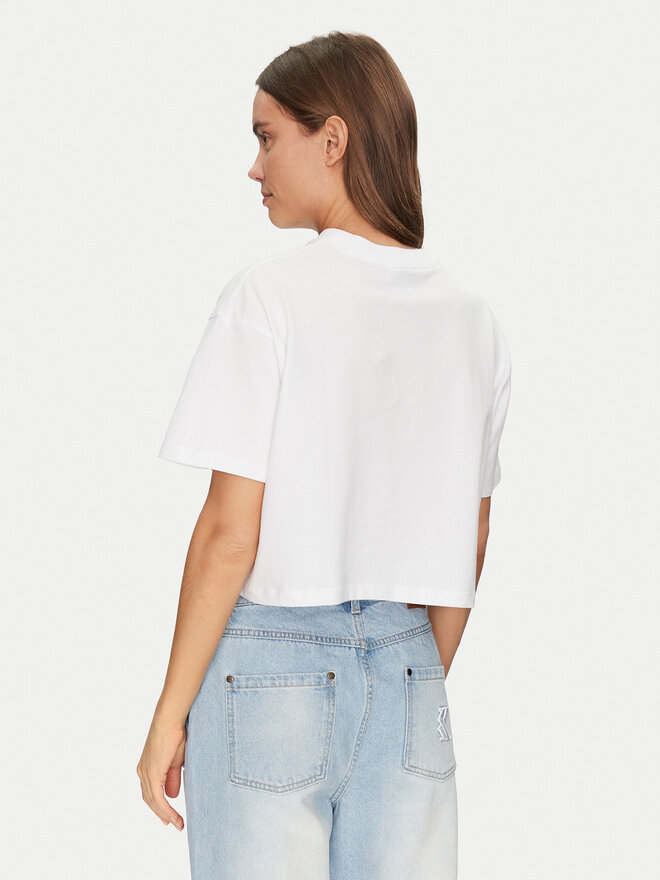 Karl Kani Karl Kani T-Shirt 6137873 Weiß Cropped Fit