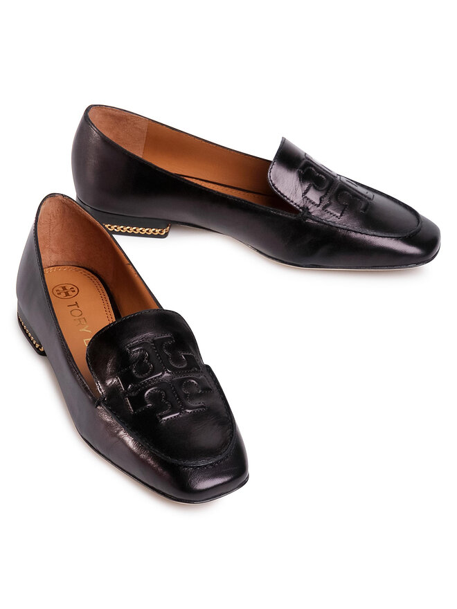 Tory Burch Лоуфъри Tory Burch Ruby 15Mm Loafer-Goat Leather 74084 Черен