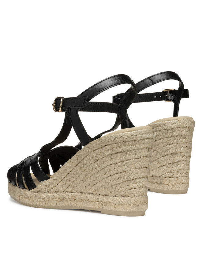 Geox Espadrilles Geox D Gelsa D55TPA 00043 C9999 Fekete